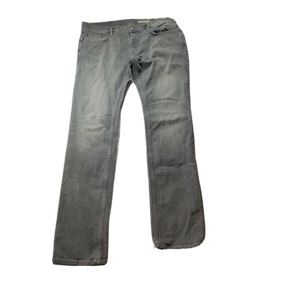 ALLSAINTS Cigarette Grey‎ Washed Jeans Sz 34 - Picture 1 of 6
